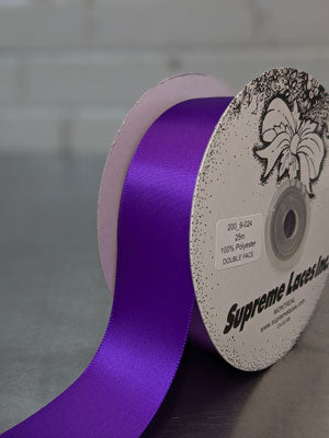 200 9-024 Purple Double Face Ribbon