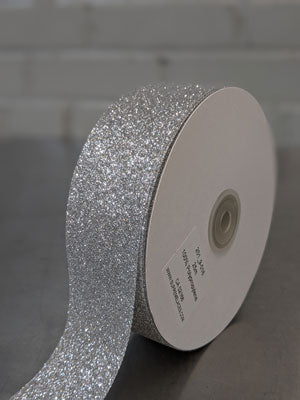 201 9-016 Silver Glitter Ribbon