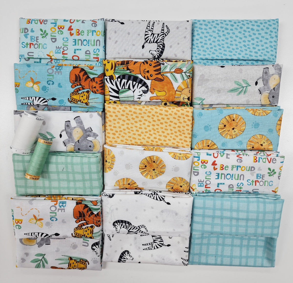 Safari Snuggles Fat Quarter Bundle