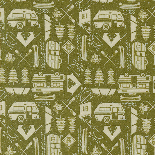 1 Meter Cut The Great Outdoors 520884-13 Forest