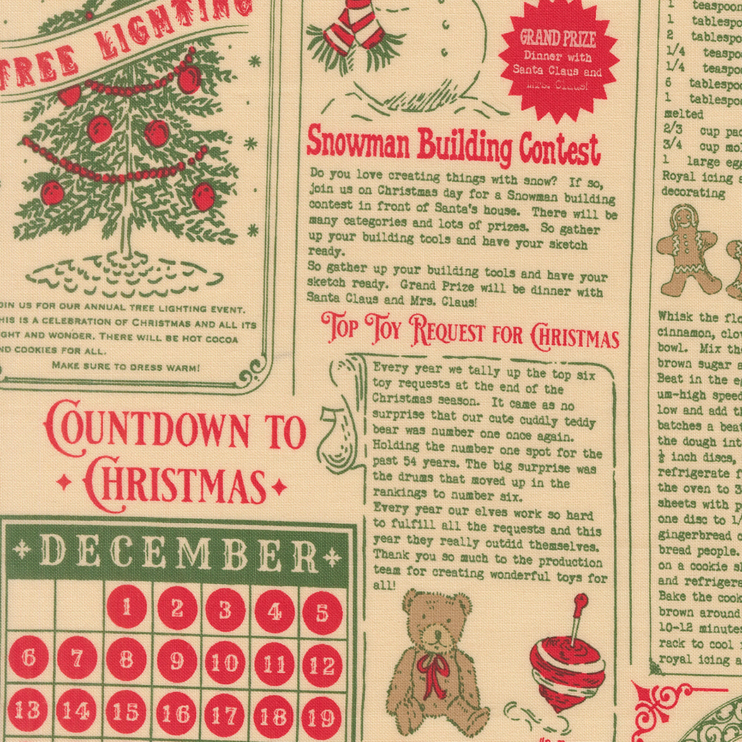 Holiday Cheer Panel 520970 11 Natural