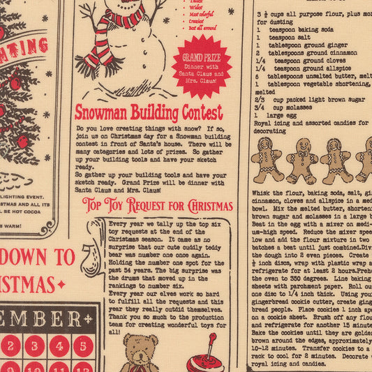 Holiday Cheer Panel 520970 21 Natural Midnight