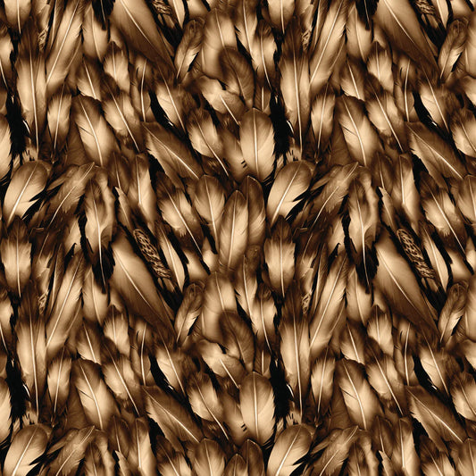 Strokes of the Wild 21231201-02 Feathers Brown