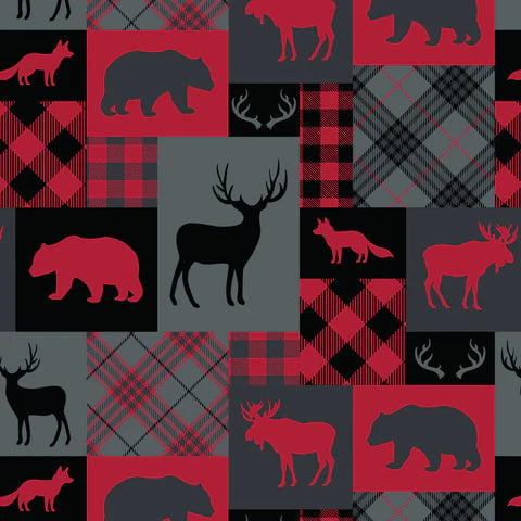 North of Ordinary Polar Fleece Patchwork