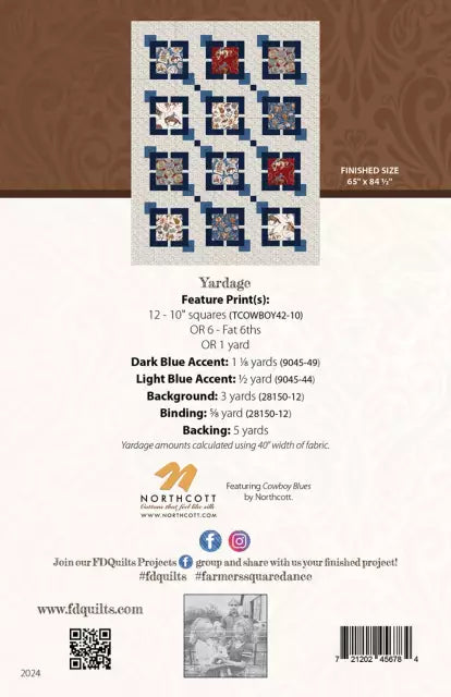 Two By Two Quilt Pattern