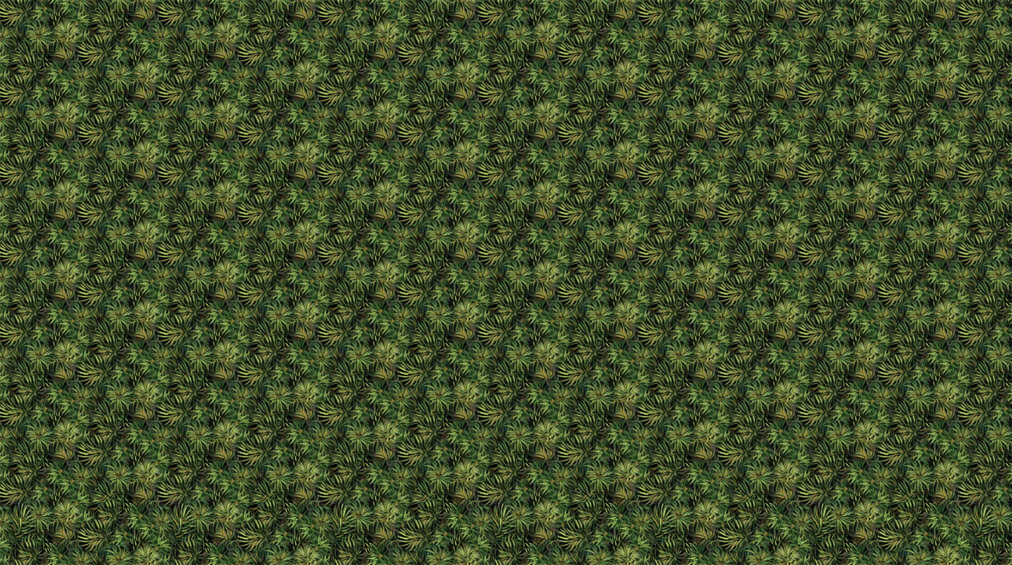 Bear's Den DP27626-78 DK Green Pine Needles