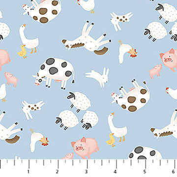 Quack Quack Moo 27819-42 Blue Multi