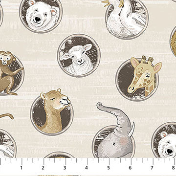 Two By Two 28714 12 LT Taupe Porthole Toss