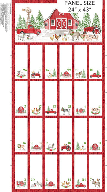 Barnyard Christmas Advent Calendar 28809 24