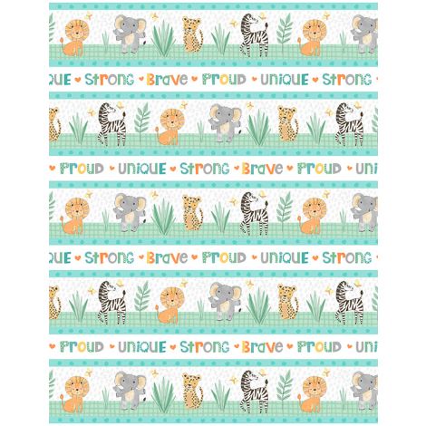 1 Meter Cut Safari Snuggles 3073 42027 178