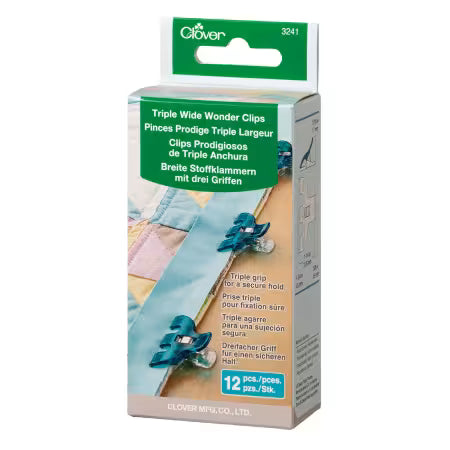 Triple Wide Wonder Clips 12pck