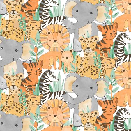 1 Meter Cut Safari Snuggles 3073 42028 187