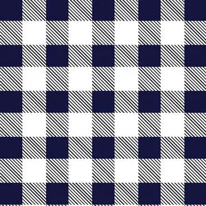 Fun Flannel 7491 Black and White Gingham