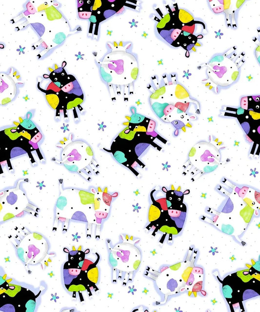 Fun Flannel Spotted Cows OA44792