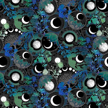 La Luna 4LL 1M Blue/Silver Moon Collage
