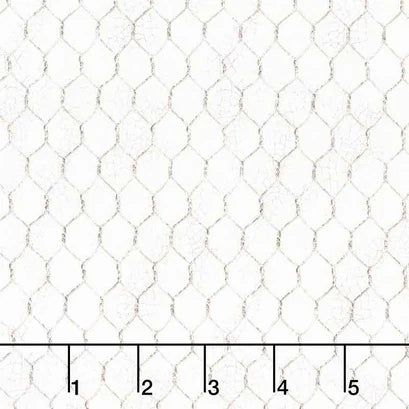 1 Meter cut Proud Rooster Chicken Wire Ivory 3023 39770 192