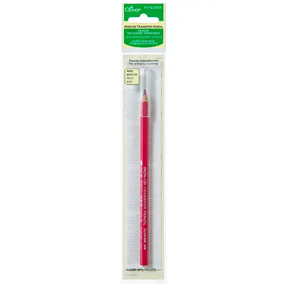 Clover Iron On Transfer Pencil Red