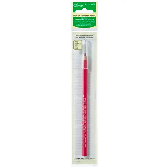 Clover Iron On Transfer Pencil Red