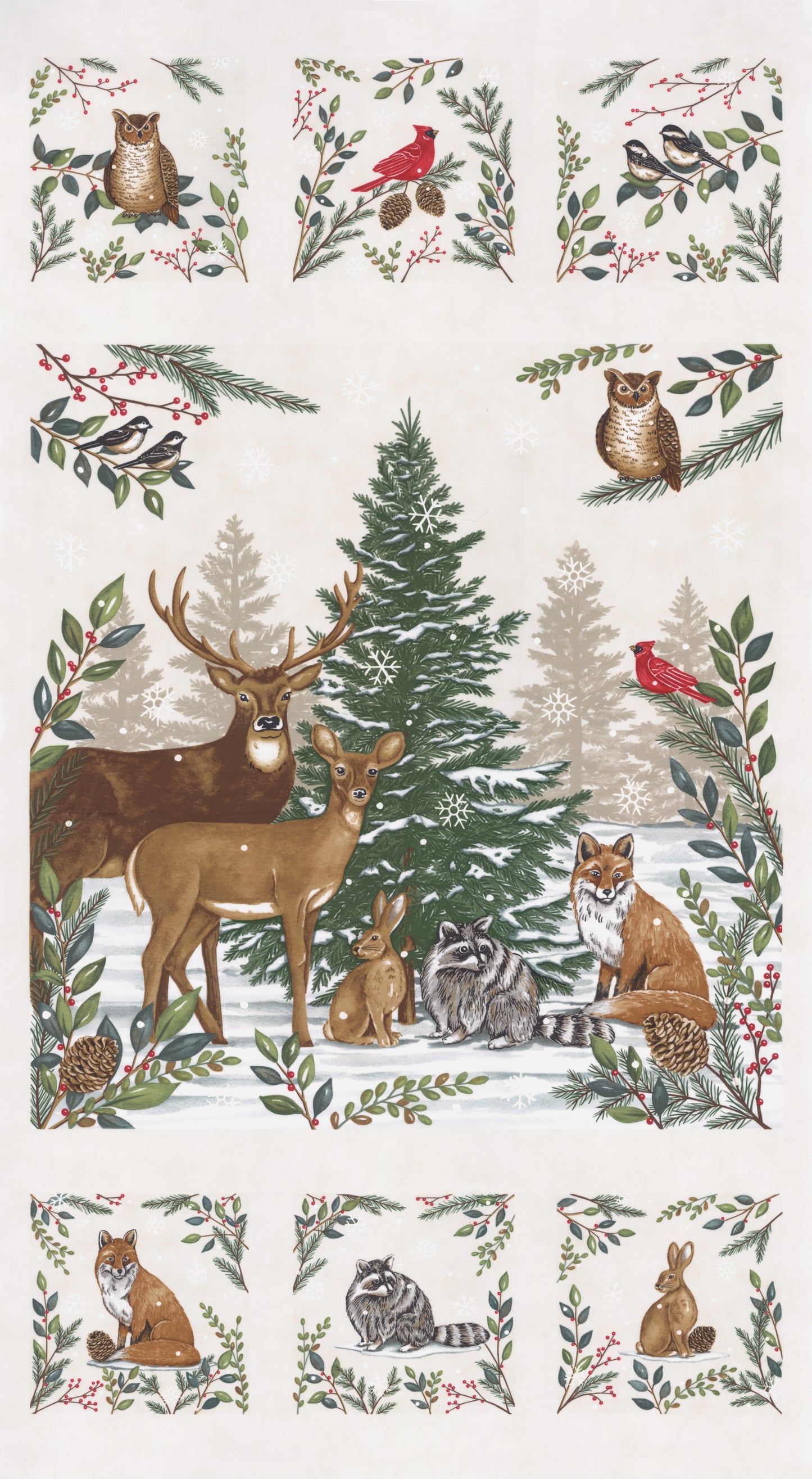 Woodland Winter 56099-11 Panel