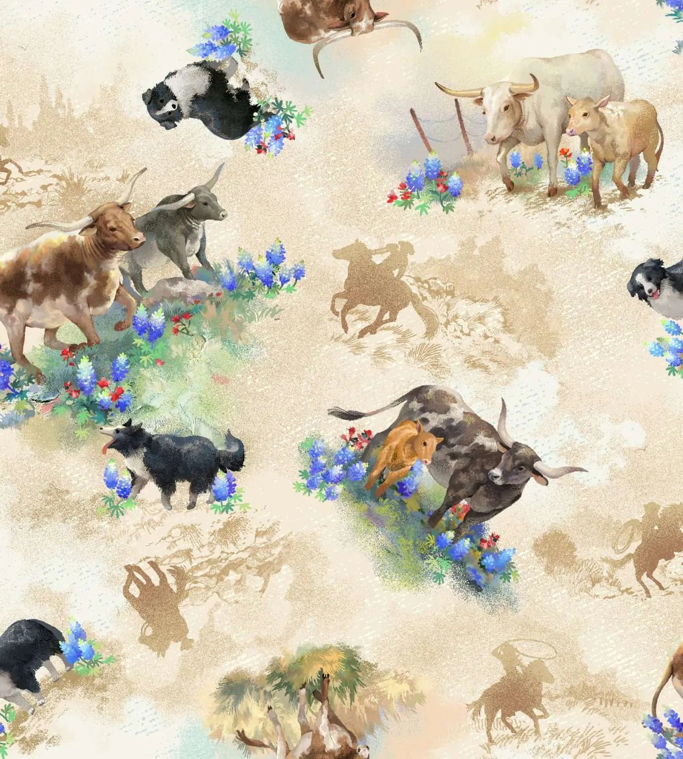 Round Up Longhorns OA597881