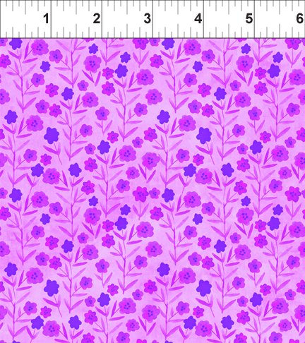 1/2 Meter Cut Floral Menagerie 5fmb4