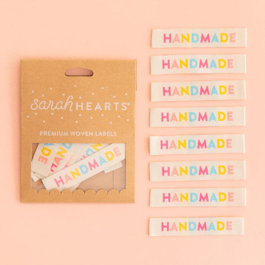 Sarah Hearts Label Handmade