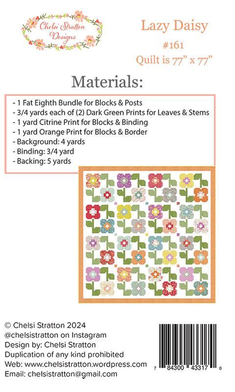 Lazy Daisy Quilt Kit