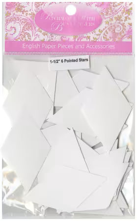 Sue Daley 1.5" 6 Pointed Star Papers