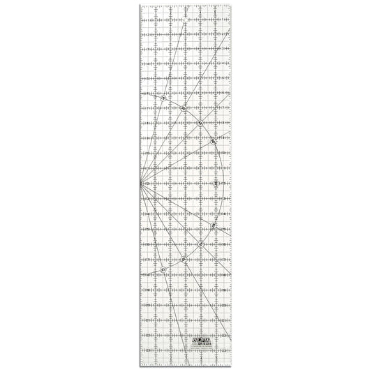 OLFA Non Slip Ruler Frosted Advantage 6" x 24"