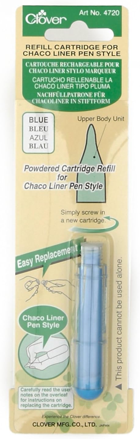 Clover Chaco Liner Cartridge Refill Blue