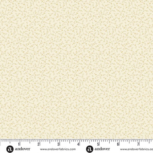 1 Meter Cut Snow Flurry A 10301 L Potpourri Cream