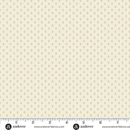 1 Meter Cut Snow Flurry A 10312 LG Candlelight Sage