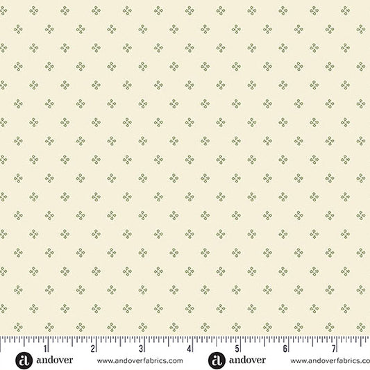 1 Meter cut Snow Flurry A 10315 LG Ice Crystal Cream