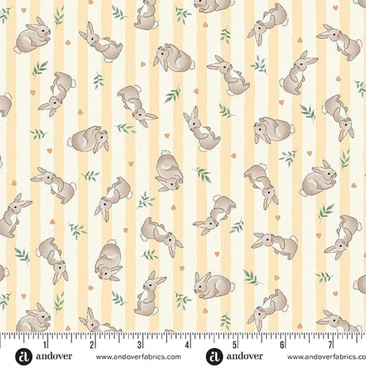 Little Ones Bunnies Yellow MU 191 Yellow