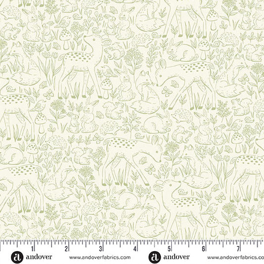 Little Ones Etched Green MU 194 G