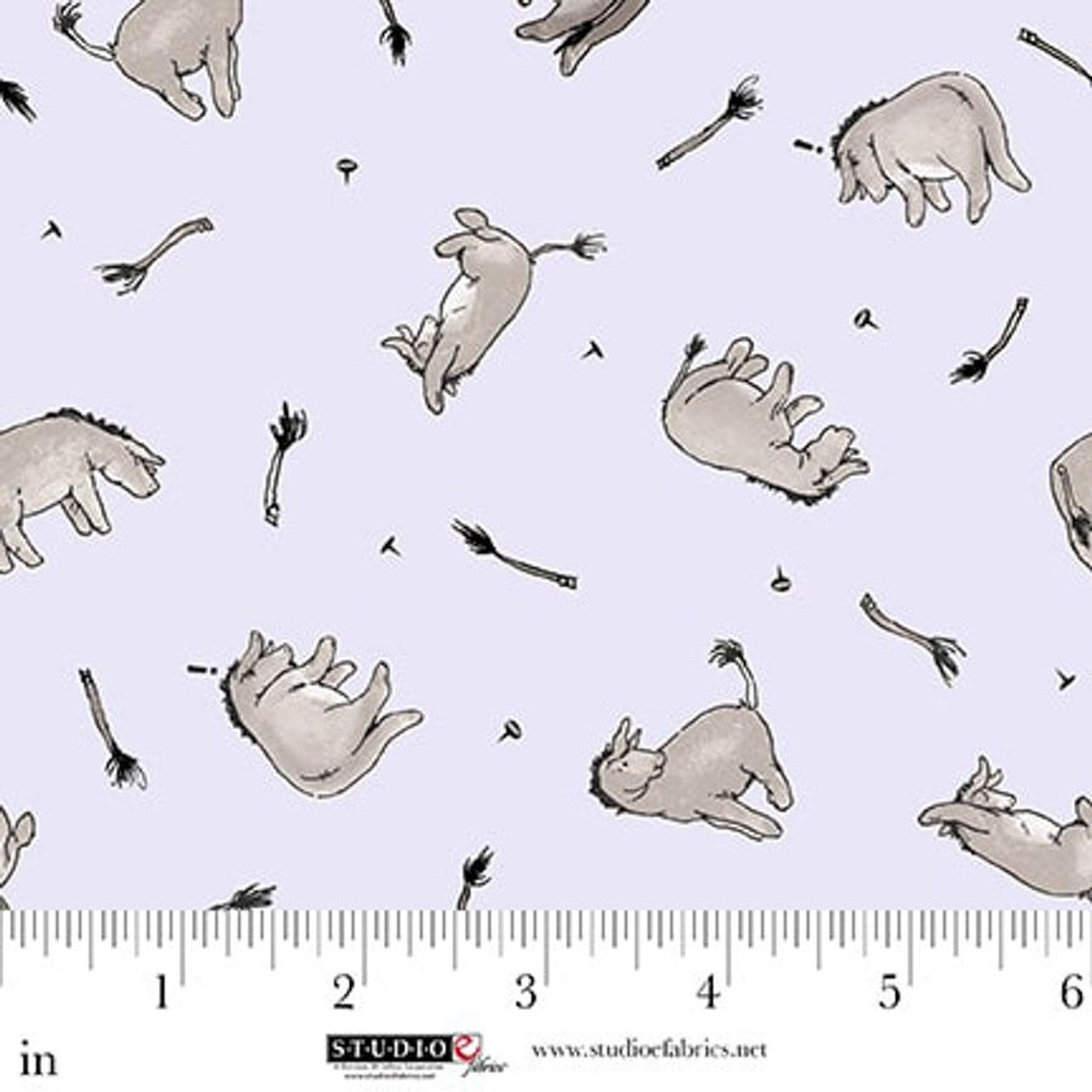 Winnie the Pooh 8720 50 Light Purple Eeyore