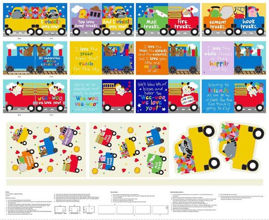 Huggable Lovable Book Panel 8838BP 01