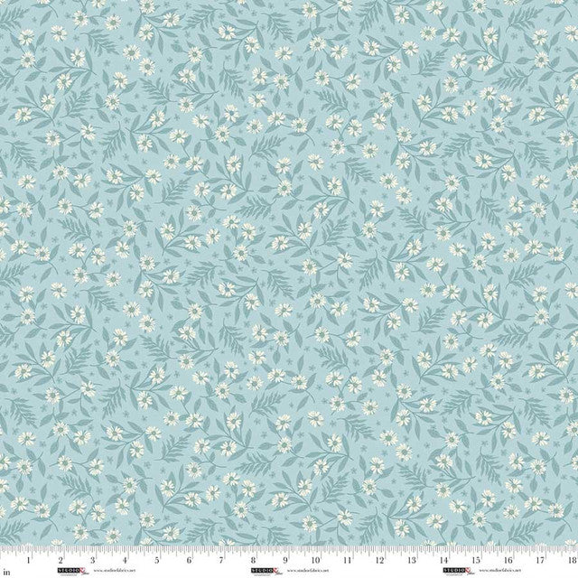 Layla 9011 17 Serene Blue Daisy