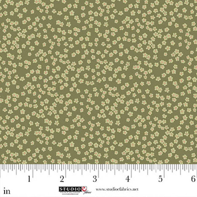Layla 9013 69 Dark Artichoke Ditsie