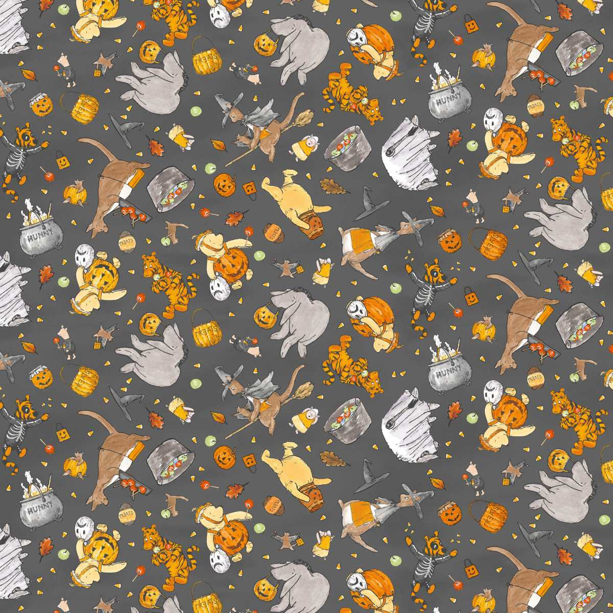 Haunted Acre Wood 9132 93 Charcoal