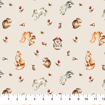 Storybook 91335 12 Animals Cream