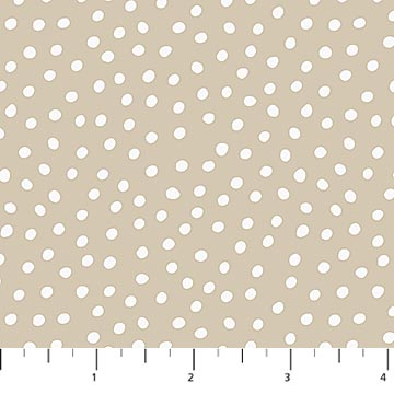 Storybook 91338 14 Dots Taupe