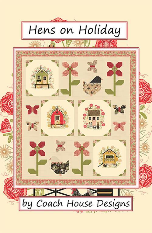 Hens on Holiday Quilt Kit