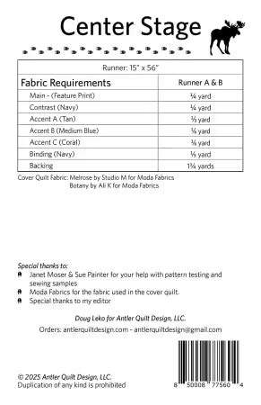 Center Stage Runner Pattern
