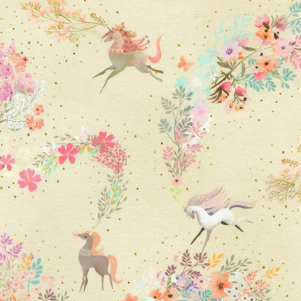 1 Meter Cut Unicorn Meadow 22415-84 Cream