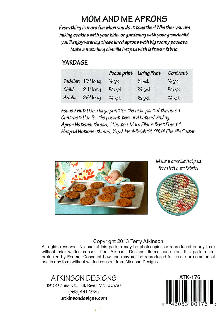 Mom and Me Apron Pattern