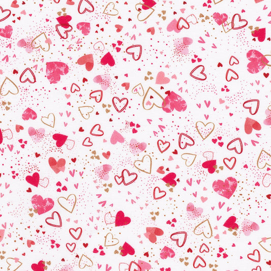 Charming Love Tossed Small Hearts AXGD 23473 287