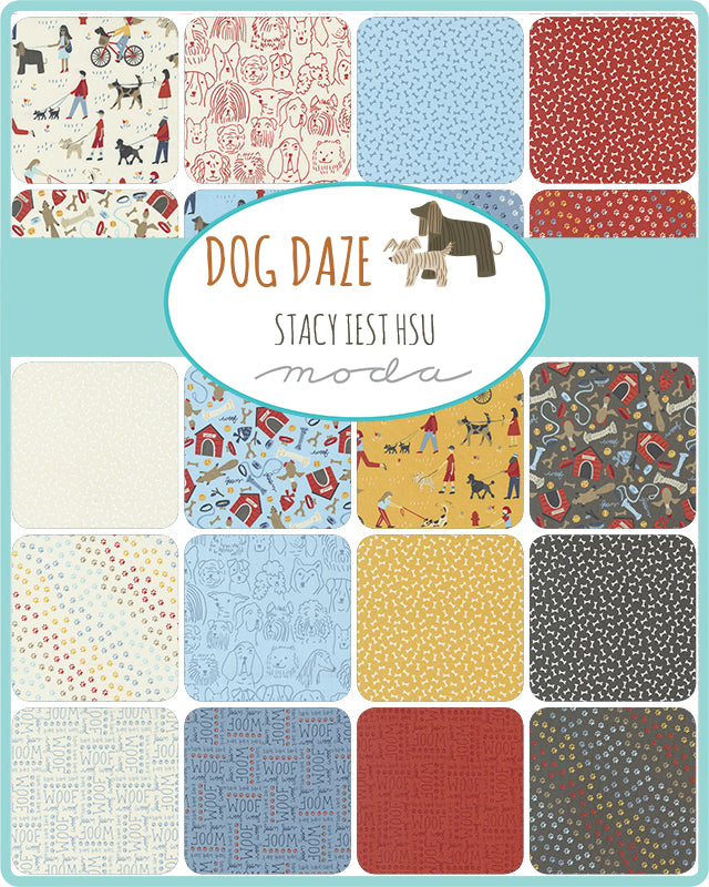 Dog Daze Mini Charm Pack