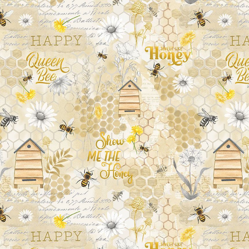 Bee Kind Bee Town Beige CD3263