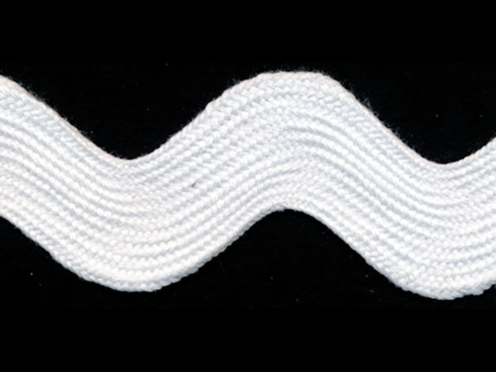 JUMBO Ric Rac 1.5" White  BP/ 054 029